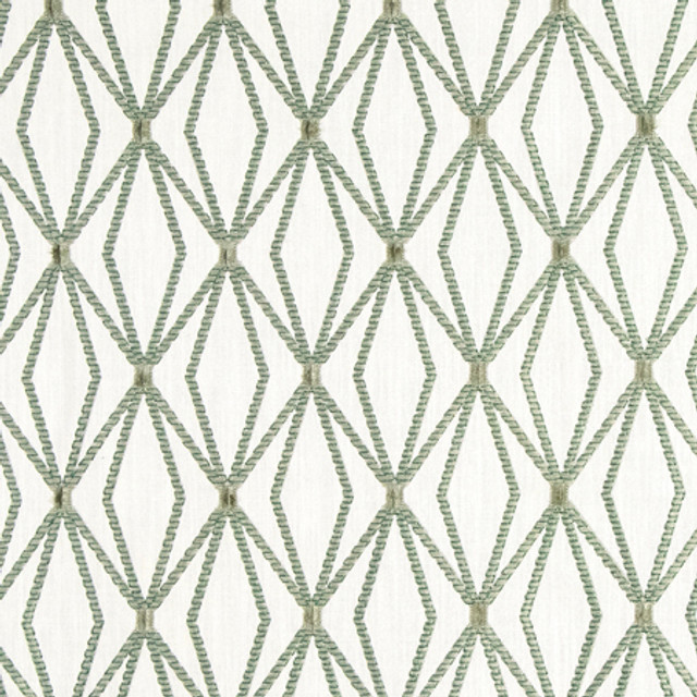 Arms Length Sage by Carole Designer Fabric Serene Green Base: 70% Viscose, 30% Linen Embr: 100% Viscose 51,000 Wyzenbeek Double Rubs 6 3/8" V, 4 3/8" H 51" - Swanky Fabrics - Arms Length Sage by Carole Designer Fabric Serene Green Base: 70% Viscose, 30% Linen Embr: 100% Viscose 51,000 Wyzenbeek Double Rubs 6 3/8" V, 4 3/8" H 51" - Swanky Fabrics -
