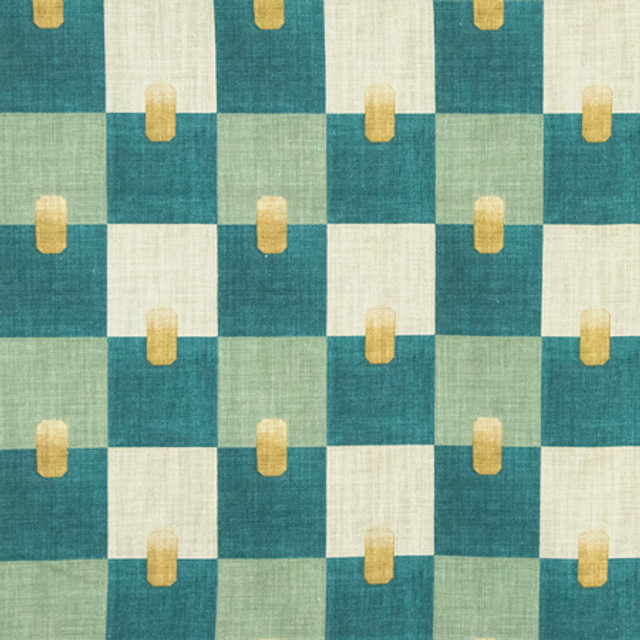Field Report Teal by Carole Designer Fabric Serene Green 97% Cotton, 3% Linen 20,000 Wyzenbeek Double Rubs 5 3/4" V, 5 1/2" H 56" - Swanky Fabrics - Field Report Teal by Carole Designer Fabric Serene Green 97% Cotton, 3% Linen 20,000 Wyzenbeek Double Rubs 5 3/4" V, 5 1/2" H 56" - Swanky Fabrics -