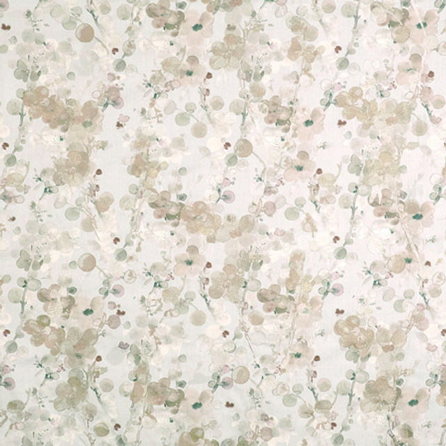 Nickname Willow by Carole Designer Fabric Serene Green Base: 100% Cotton Embr: 100% Rayon 9,000 Wyzenbeek Double Rubs 18 1/2" V, 25" H HD 50" - Swanky Fabrics - Nickname Willow by Carole Designer Fabric Serene Green Base: 100% Cotton Embr: 100% Rayon 9,000 Wyzenbeek Double Rubs 18 1/2" V, 25" H HD 50" - Swanky Fabrics -