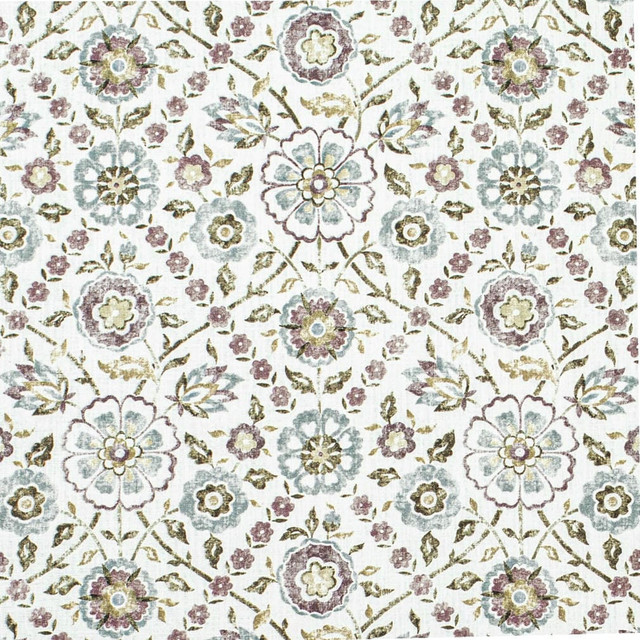 CB800-534 by Charlotte Designer Fabric Shades of Wild Rose 100% Cotton India Exceeds 20,000 Wyzenbeek Rubs (Heavy Duty) Horizontal 13.75" x Vertical 17.75" 54 Inches - Swanky Fabrics -