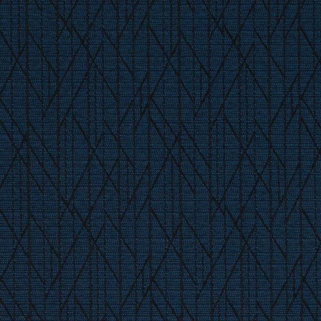 D4609 Midnight by Charlotte Designer Fabric Contract Collective 100% Polyester USA Exceeds 100,000 Wyzenbeek Rubs (Heavy Duty) Horizontal 4.75" x Vertical 5.75" 54 Inches - Swanky Fabrics -