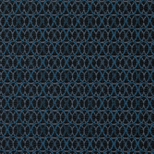 D4622 Sapphire by Charlotte Designer Fabric Contract Collective 100% Polyester USA Exceeds 100,000 Wyzenbeek Rubs (Heavy Duty) Horizontal 1.5" x Vertical 1.75" 54 Inches - Swanky Fabrics -