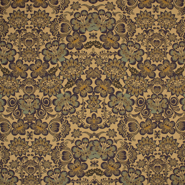 F6351 Flor by Greenhouse Designer Fabric - 100% Polyester Spain 80000 19.68" H, 19.68" V 55" - Swanky Fabrics -