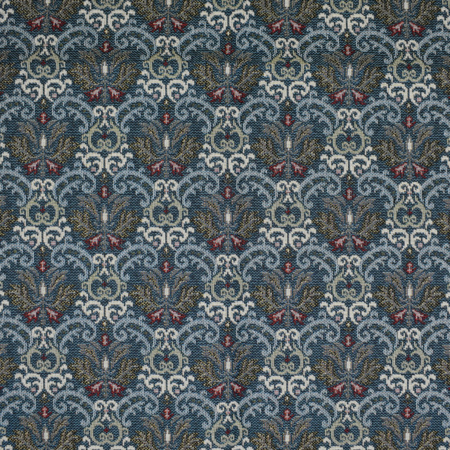 F3496 Midnight by Greenhouse Designer Fabric - 70% Polyester, 30% Cotton Mexico 50000 4.7" H, 3.9" V 54" - Swanky Fabrics -