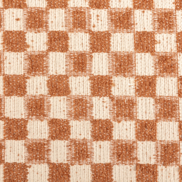 F6297 Ginger by Greenhouse Designer Fabric - 100% Polyester Belgium 21000 1.125" H, 1.125" V 54" - Swanky Fabrics -