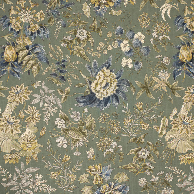 S7062 Bowery Blue by Greenhouse Designer Fabric - 55% Linen, 45% Cotton USA 20000 27" H, 32.8" V 56" - Swanky Fabrics - S7062 Bowery Blue by Greenhouse Designer Fabric - 55% Linen, 45% Cotton USA 20000 27" H, 32.8" V 56" - Swanky Fabrics -