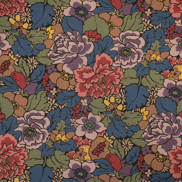 S7281 Teal by Greenhouse Designer Fabric - 100% Cotton Spain 57000 13.5" H, 22.5" V 54" - Swanky Fabrics -