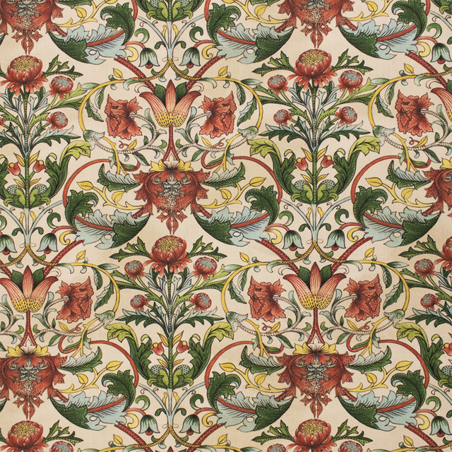 S7205 Antique by Greenhouse Designer Fabric - 100% Cotton India 10000 13.5" H, 17.75" V 54" - Swanky Fabrics -