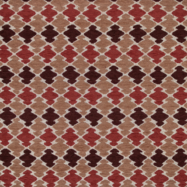 S7252 Ruby by Greenhouse Designer Fabric - 58.92% Polyester, 20.29% Polyester Fr, 14.56% Recycled Cotton, 6.24% Recycled Polyester USA 33000 7.22" H, 5.4" V 54" - Swanky Fabrics -