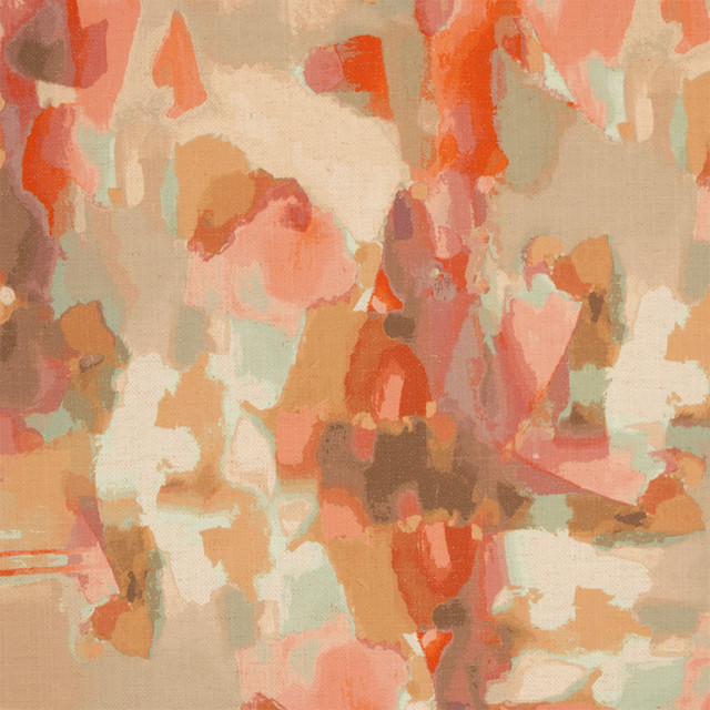S7040 Adobe by Greenhouse Designer Fabric - 95% Polyester, 5% Linen India 51000 27" H, 27" V 54" - Swanky Fabrics -