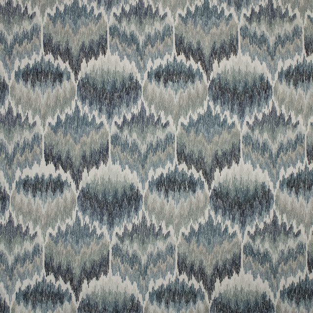 S7326 Nautic by Greenhouse Designer Fabric - 55% Polyester, 45% Cotton (Embroidery: 100% Polyester) India 9000 11" H, 9.25" V 54" - Swanky Fabrics -