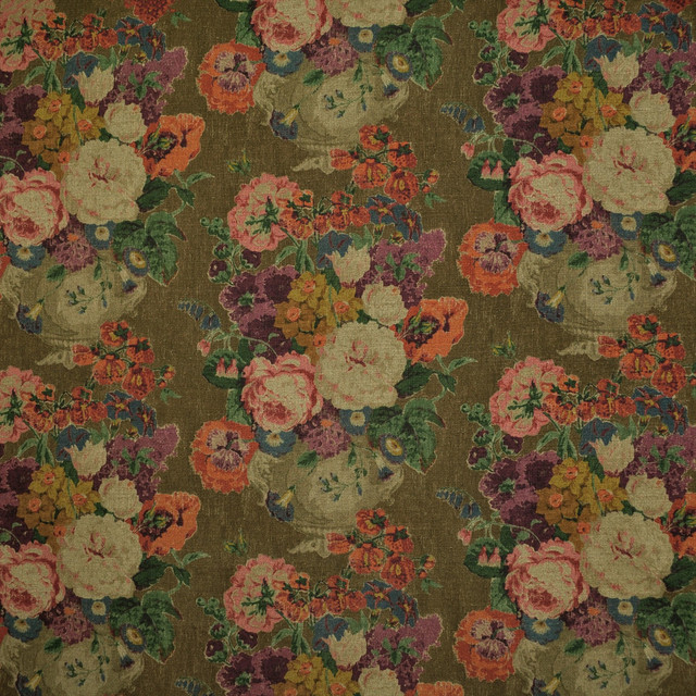 S7216 Document by Greenhouse Designer Fabric - 55% Linen, 45% Viscose Spain 36000 13.5" H, 20.25" V 54" - Swanky Fabrics -