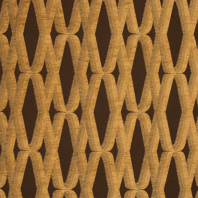 S7026 Toffee by Greenhouse Designer Fabric - 58.81% Rayon, 22.89% Cotton, 18.3% Polyester USA 33000 7.25" H, 8" V 57" - Swanky Fabrics -