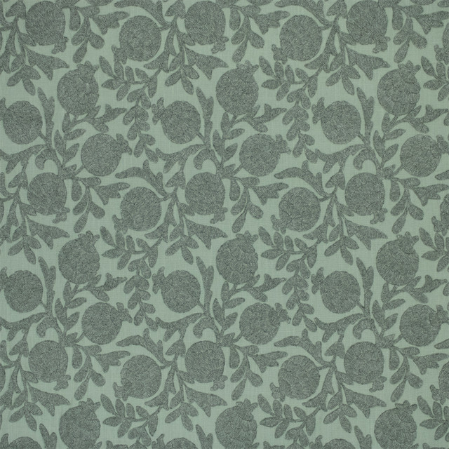 S7155 Twilight by Greenhouse Designer Fabric - 70% Viscose, 30% Linen (Embroidery: 60% Polyester, 25% Cotton, 15% Linen) India 9000 9" H, 9.25" V 54" - Swanky Fabrics -