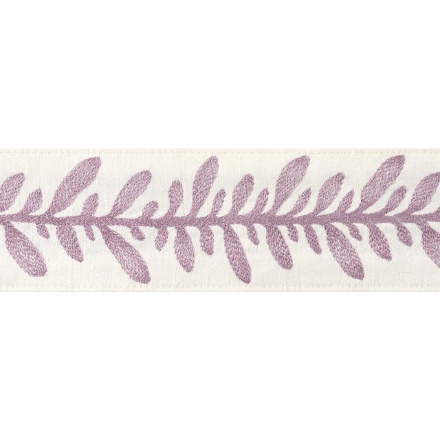 Calathea Tape Lilac AE12319 by Thibaut Trim Thibaut Trim Calathea Tape Lilac AE12319Trim ISLANDER 90% Silk, 10% Viscose U.S.A </p><p>Repeat: H: , V: 2.75 in (6.99 cm) - Fabric Carolina - Calathea Tape Lilac AE12319 by Thibaut Trim Thibaut Trim Calathea Tape Lilac AE12319Trim ISLANDER 90% Silk, 10% Viscose U.S.A </p><p>Repeat: H: , V: 2.75 in (6.99 cm) - Fabric Carolina -