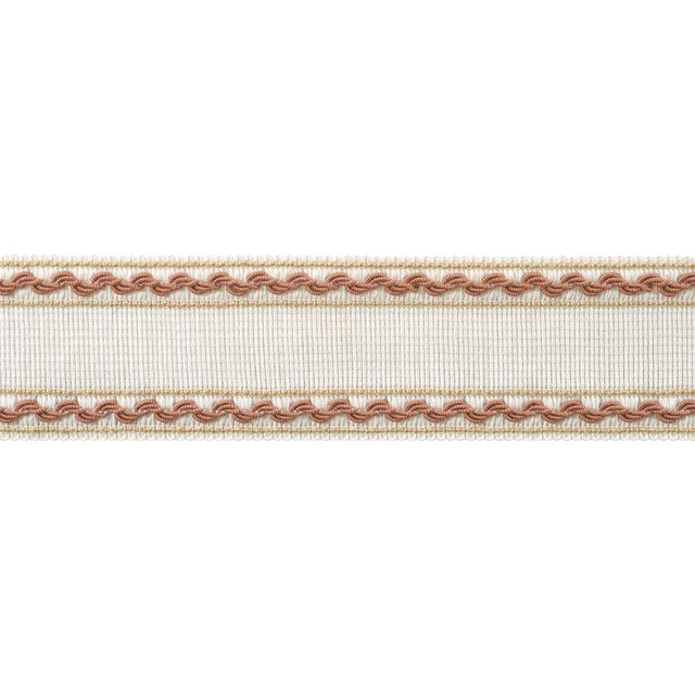 Gabrielle Tape Paprika and Soft Gold AE12364 by Thibaut Trim Thibaut Trim Gabrielle Tape Paprika and Soft Gold AE12364Trim ISLANDER 96% Polyester, 4% Cotton U.S.A </p><p>Repeat: H: , V: 2.25 in (5.71 cm) - Fabric Carolina - Gabrielle Tape Paprika and Soft Gold AE12364 by Thibaut Trim Thibaut Trim Gabrielle Tape Paprika and Soft Gold AE12364Trim ISLANDER 96% Polyester, 4% Cotton U.S.A </p><p>Repeat: H: , V: 2.25 in (5.71 cm) - Fabric Carolina -