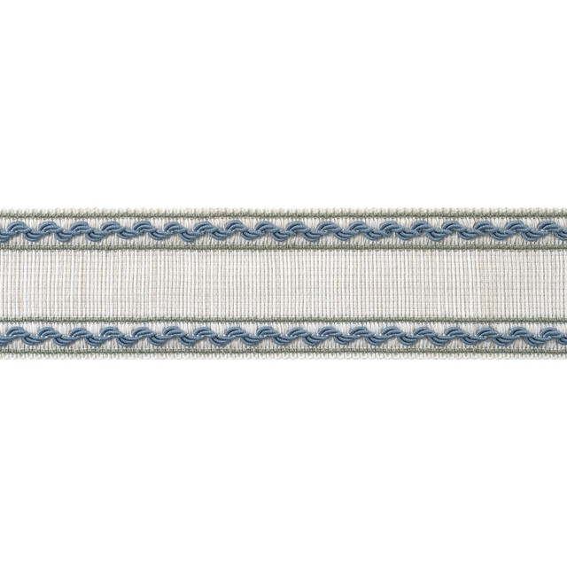 Gabrielle Tape Mallard and Sage AE12368 by Thibaut Trim Thibaut Trim Gabrielle Tape Mallard and Sage AE12368Trim ISLANDER 96% Polyester, 4% Cotton U.S.A </p><p>Repeat: H: , V: 2.25 in (5.71 cm) - Fabric Carolina - Gabrielle Tape Mallard and Sage AE12368 by Thibaut Trim Thibaut Trim Gabrielle Tape Mallard and Sage AE12368Trim ISLANDER 96% Polyester, 4% Cotton U.S.A </p><p>Repeat: H: , V: 2.25 in (5.71 cm) - Fabric Carolina -