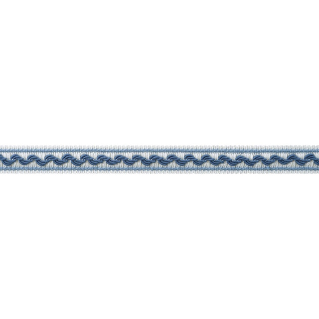 Bree Tape French Blue and Sky AE12377 by Thibaut Trim Thibaut Trim Bree Tape French Blue and Sky AE12377Trim ISLANDER 96% Polyester, 4% Cotton U.S.A </p><p>Repeat: H: , V: 0.75 in (1.91 cm) - Fabric Carolina - Bree Tape French Blue and Sky AE12377 by Thibaut Trim Thibaut Trim Bree Tape French Blue and Sky AE12377Trim ISLANDER 96% Polyester, 4% Cotton U.S.A </p><p>Repeat: H: , V: 0.75 in (1.91 cm) - Fabric Carolina -