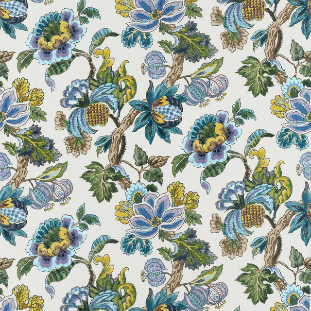 Stockbridge Lavender and Blue AF16137 by Thibaut Fabric Thibaut Fabric Stockbridge Lavender and Blue AF16137Fabric ISLANDER U.S.A </p><p>Repeat: H: 54 in (137.16 cm), V: 36 (91.44 cm) 54 in  (137.16 cm) - Fabric Carolina -