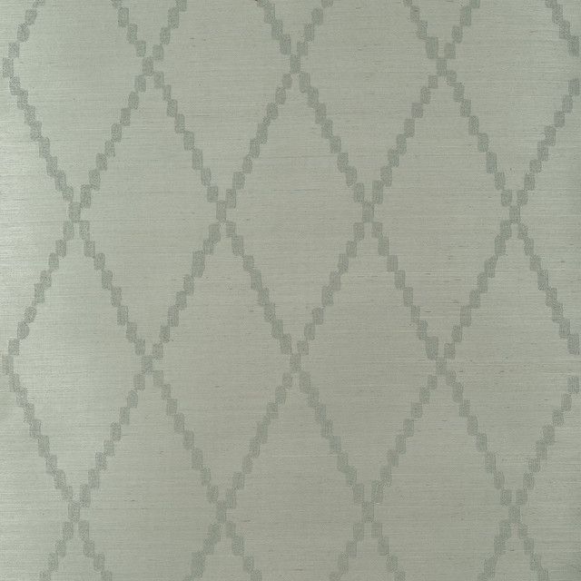 Ribbon Sisal Sage AT16144 by Thibaut Wallpaper Thibaut Wallpaper Ribbon Sisal Sage AT16144Wallpaper SOLEIL TEXTURES Sisal U.S.A </p><p>Repeat: H: , V: 17.5  (44.45 cm) 36 in  (91.44 cm) - Fabric Carolina -