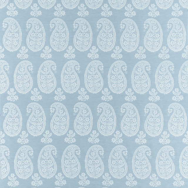 Campania Paisley Robin's Egg AW16108 by Thibaut Fabric Thibaut Fabric Campania Paisley Robin's Egg AW16108Fabric SOLEIL TEXTURES U.S.A </p><p>Repeat: H: 7 in (17.78 cm), V: 24.5 (62.23 cm) 54 in (137.16 cm) - Fabric Carolina - Campania Paisley Robin's Egg AW16108 by Thibaut Fabric Thibaut Fabric Campania Paisley Robin's Egg AW16108Fabric SOLEIL TEXTURES U.S.A </p><p>Repeat: H: 7 in (17.78 cm), V: 24.5 (62.23 cm) 54 in (137.16 cm) - Fabric Carolina -