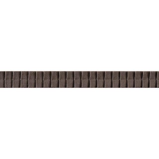 Pleated Tape Chocolate E12317 by Thibaut Trim Thibaut Trim Pleated Tape Chocolate E12317Trim SOLEIL TEXTURES 100% Cotton U.S.A </p><p>Repeat: H: , V: 0.87 in  (2.21 cm) - Fabric Carolina -