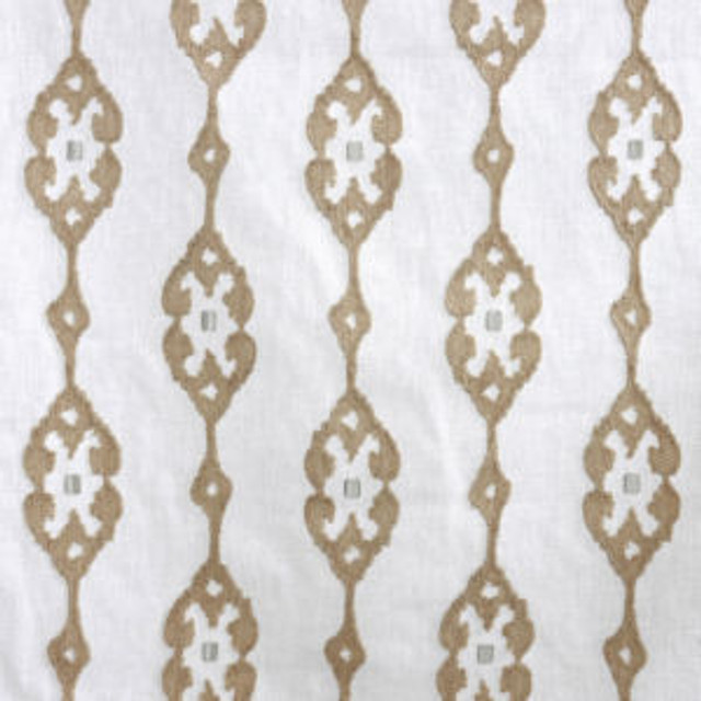 Vidalia Ivory Flax by Norbar Designer Fabric PRISM ELEMENTS 60% COTTON - 25% POLYESTER INDIA 7 3/4"V - 6 1/2"H 52 - Swanky Fabrics - Vidalia Ivory Flax by Norbar Designer Fabric PRISM ELEMENTS 60% COTTON - 25% POLYESTER INDIA 7 3/4"V - 6 1/2"H 52 - Swanky Fabrics -