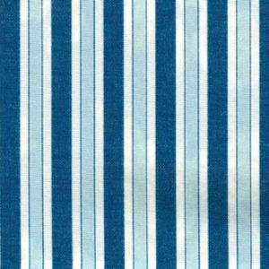 Striper Blue 9 by Norbar Designer Fabric ROMANCE 100% POLYESTER SPAIN 18 1/4"H 54" - Swanky Fabrics -