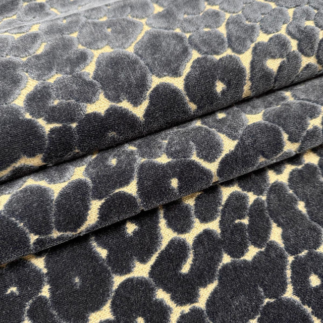 Landon Blueberry by Magnolia Designer Fabric - 60% Rayon, 40% Polyester Indonesia 37000 Horizontal: 14 and Vertical: 14 54 - Swanky Fabrics -