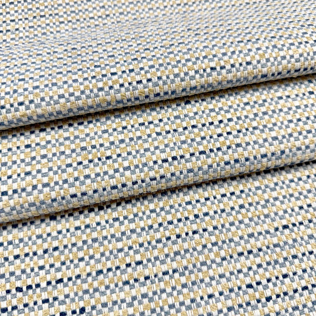 Taylor Indigo by Magnolia Designer Fabric - 82% Poly, 18% Cotton India 30,000 MAR Horizontal: 0 and Vertical: 0 54 - Swanky Fabrics -