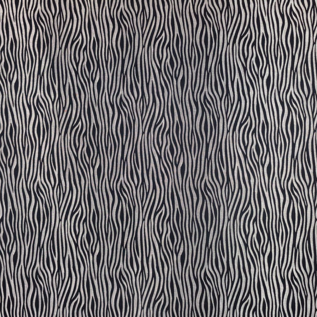 Jungle Glam Midnight Silver by RM CoCo Designer Fabric Inspired Living Vol 18 71% Polyester 29% Cotton See Sample 0 Horizontal: 9 and Vertical: 9 54 - Swanky Fabrics -