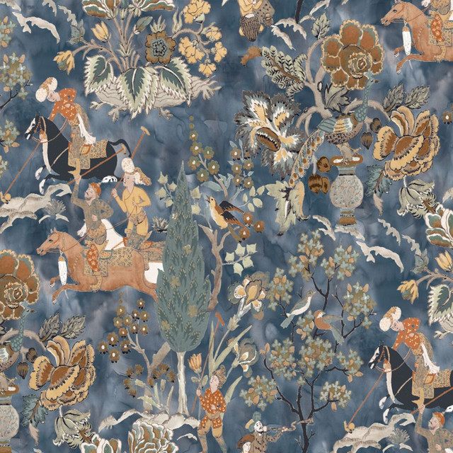 Ottoman Adventures Stardust by RM CoCo Designer Fabric Painter's Palette Cerulean Blue to Viridian Green 55% Linen 45% Viscose See Sample 0 Horizontal: 27 and Vertical: 35.8 55.12 - Swanky Fabrics -