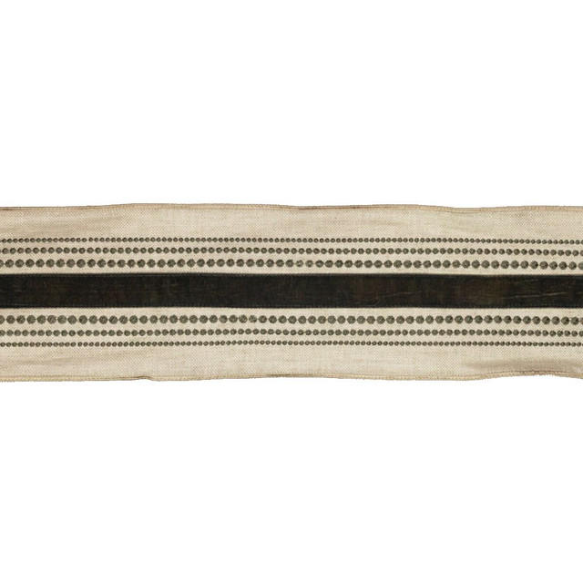 BD117 5" Border Shadow by RM CoCo Designer Trim Artisano Collection Trim Book Base: 100% Linen Embroidery:100% Rayon See Sample 0 Horizontal: 5 and Vertical: 0 5 - Swanky Fabrics -