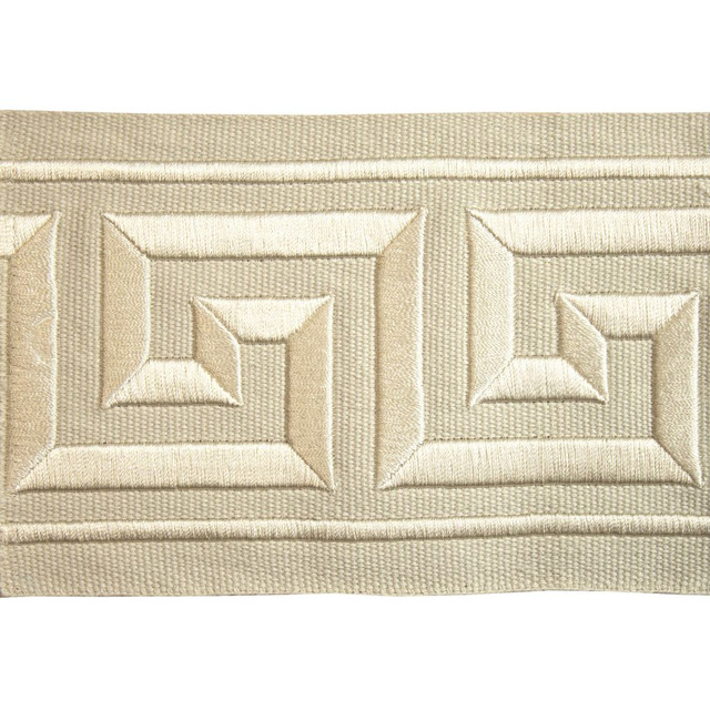 BD121 4" Border Ivory by RM CoCo Designer Trim Creative Threads II 100% Cotton Base 100% Rayon Embroidery See Sample 0 Horizontal: 4 and Vertical: 3 4 - Swanky Fabrics -