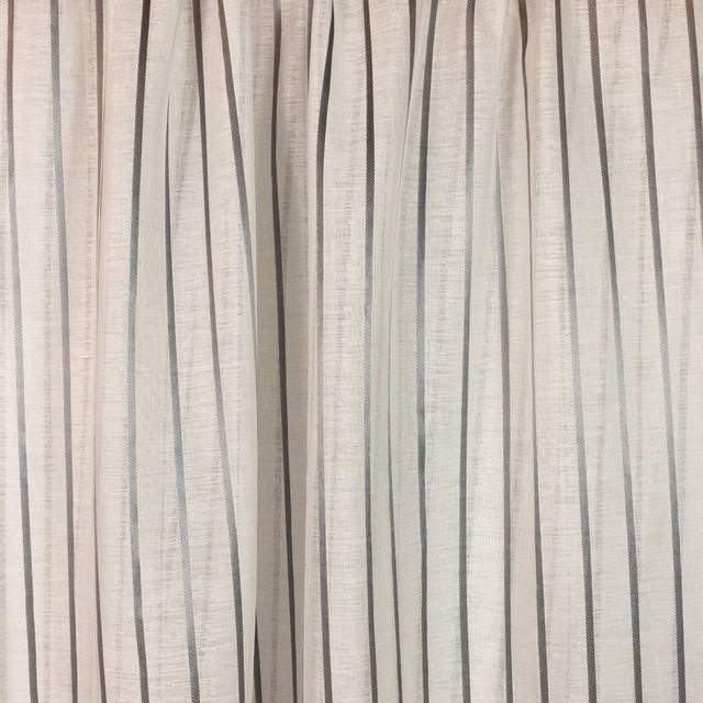 Zora Stainless Steel by RM CoCo Designer Fabric Sheer Indulgence Regular Book 100% Polyester See Sample 0 Horizontal: 1.75 and Vertical: 0 110 - Swanky Fabrics -
