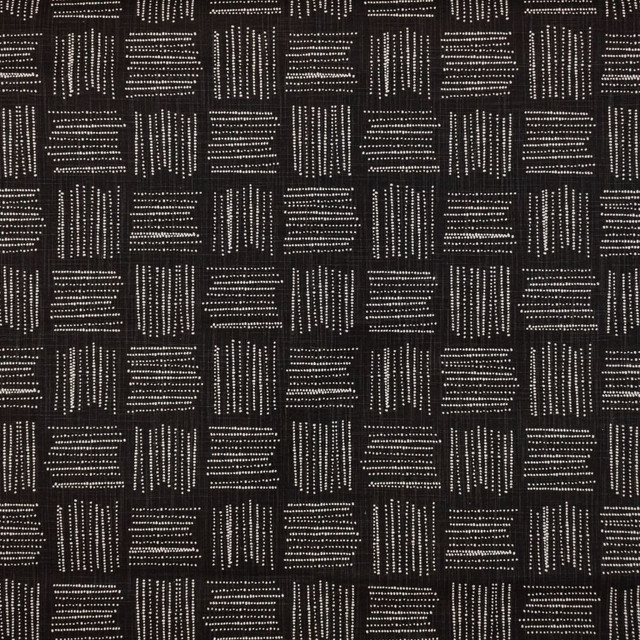 Dot To Dot Ink by RM CoCo Designer Fabric Finishing Touches Vol 17 100% Cotton See Sample 30000 Horizontal: 5.25 and Vertical: 12.75 54 - Swanky Fabrics -