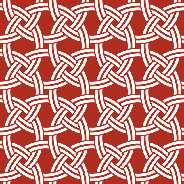 Nautical Knot Firethorn by RM CoCo Designer Fabric ColorWorks Spring 2022 RM Studio See Sample 0 Horizontal: 6.75 and Vertical: 6.75 0 - Swanky Fabrics -