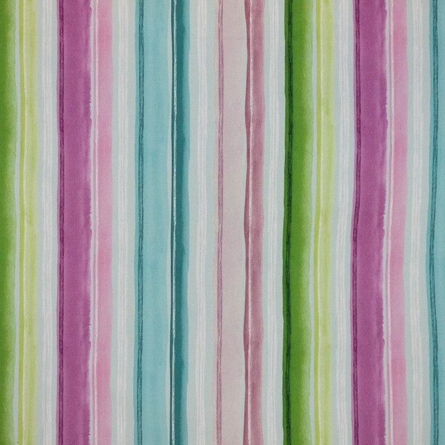 Rose Hill Stripe Cornflower by RM CoCo Designer Fabric Inspired Living Vol 16 100% Cotton See Sample 22500 Horizontal: 18.11 and Vertical: 7.4 55 - Swanky Fabrics -