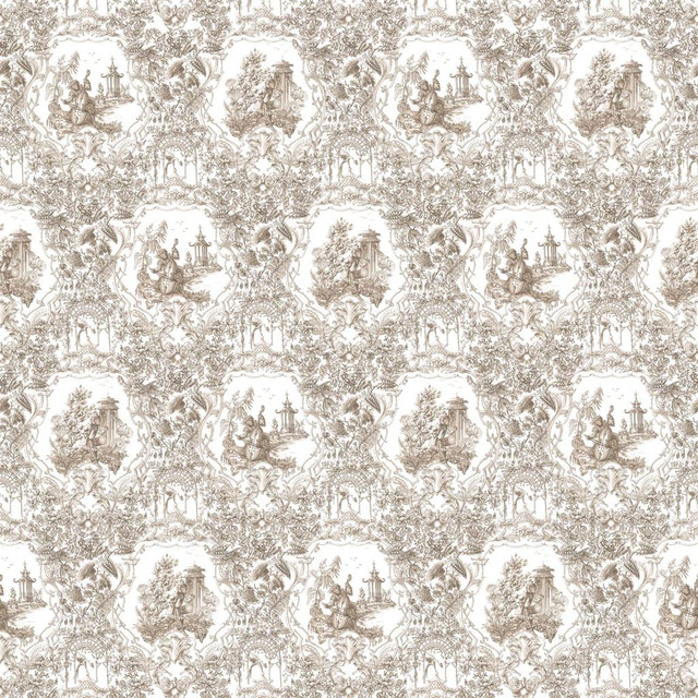 Les Singes Musiciens Travertine by RM CoCo Designer Fabric Painter's Palette Titanium White To Lamp Black See Sample 0 Horizontal: 27 and Vertical: 52 0 - Swanky Fabrics -