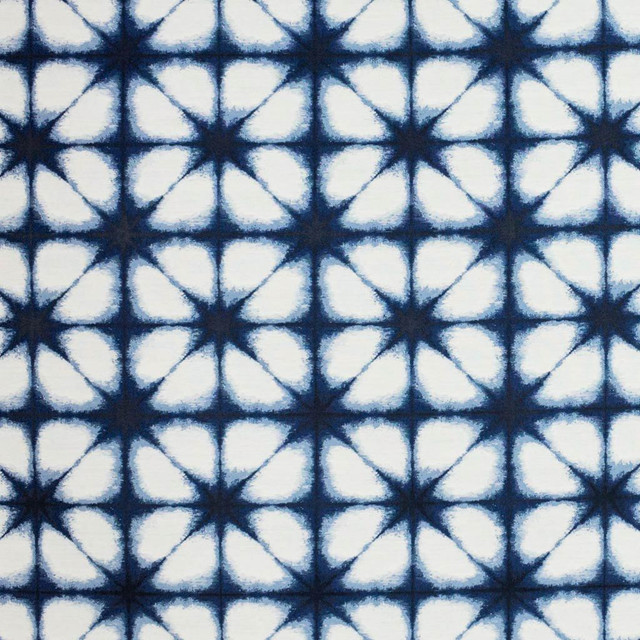 Prismatic Indigo by RM CoCo Designer Fabric Inspired Living Vol 10 100% Polyester See Sample 60000 Horizontal: 7.25 and Vertical: 6.875 57 - Swanky Fabrics -