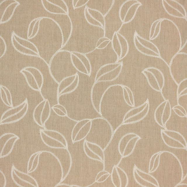 Wandering Vine Flax by RM CoCo Designer Fabric Inspired Living Vol 13 100% Polyester See Sample 0 Horizontal: 16.6141822 and Vertical: 19.13 54 - Swanky Fabrics -