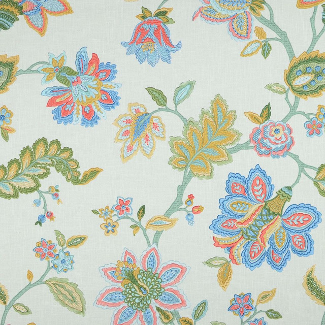 Spring Garden Spring by RM CoCo Designer Fabric Suitemates 100% Cotton See Sample 18000 Horizontal: 27 and Vertical: 32.75 58.25 - Swanky Fabrics -