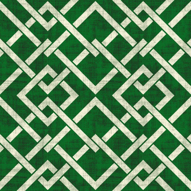 Frescato Trellis Reversal Emerald by RM CoCo Designer Fabric ColorWorks Spring 2022 RM Studio See Sample 0 Horizontal: 6.75 and Vertical: 6.75 0 - Swanky Fabrics -