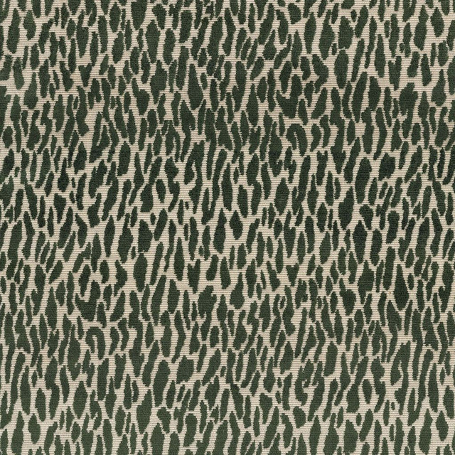 Wild Thing Evergreen by RM CoCo Designer Fabric Gemstones II Jade to Emerald 63% Rayon 37% Polyester See Sample 35000 Horizontal: 13.38 and Vertical: 14.17 55 - Swanky Fabrics -