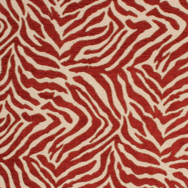 Serengeti Scarlet by RM CoCo Designer Fabric Prive Vol 2 48.47% Cotton 34.38% Polyester See Sample 33000 Horizontal: 28 and Vertical: 25 56 - Swanky Fabrics -