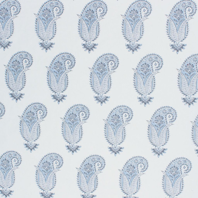 Akbar Paisley Twilight by RM CoCo Designer Fabric Inspired Living Vol 10 100% Cotton See Sample 9000 Horizontal: 6.75 and Vertical: 24 58 - Swanky Fabrics -