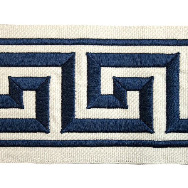 BD121 4" Border Admiral by RM CoCo Designer Trim Creative Threads II 100% Cotton Base 100% Rayon Embroidery See Sample 0 Horizontal: 4 and Vertical: 3 4 - Swanky Fabrics -