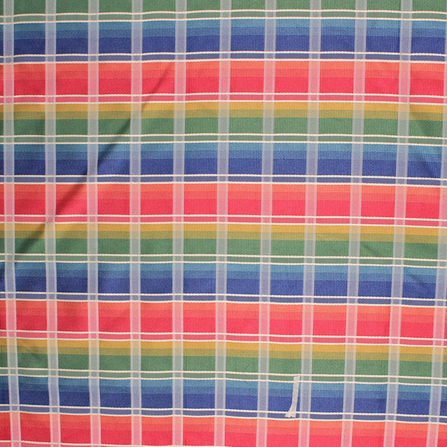 Bel Air Plaid Confetti by RM CoCo Designer Fabric Prive Vol 2 80.3% Rayon 19.7% Polyester See Sample 33000 Horizontal: 3 and Vertical: 8.63 55 - Swanky Fabrics -