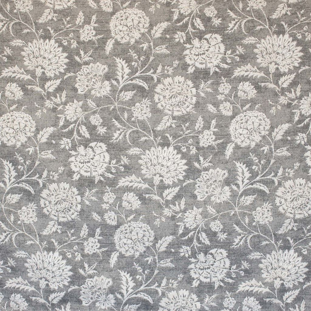 Cornwall Garden Flannel by RM CoCo Designer Fabric Painter's Palette Titanium White To Lamp Black 100% Cotton See Sample 30000 Horizontal: 27.75 and Vertical: 24.5 56.75 - Swanky Fabrics -