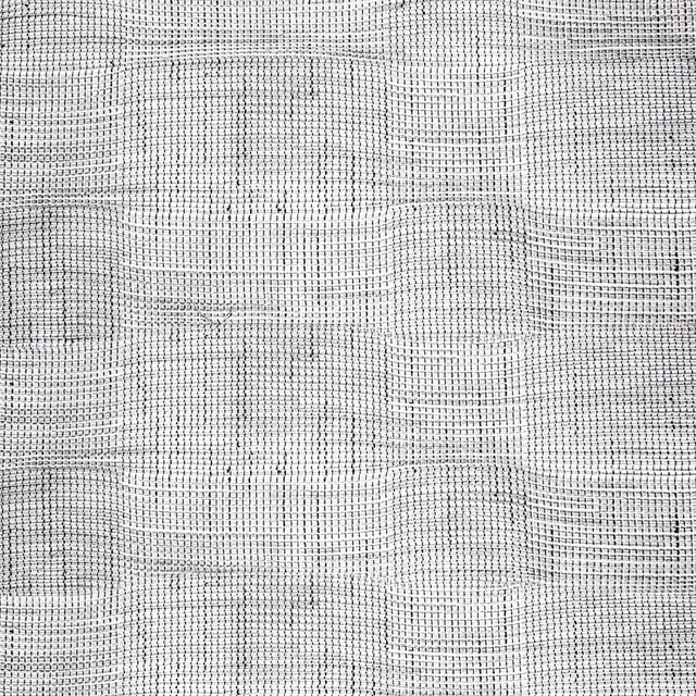 La Palma Check Wide-Width Sheer White Pepper by RM CoCo Designer Fabric Room With A View 100% Polyester See Sample 0 Horizontal: 3.5 and Vertical: 4.5 124 - Swanky Fabrics -